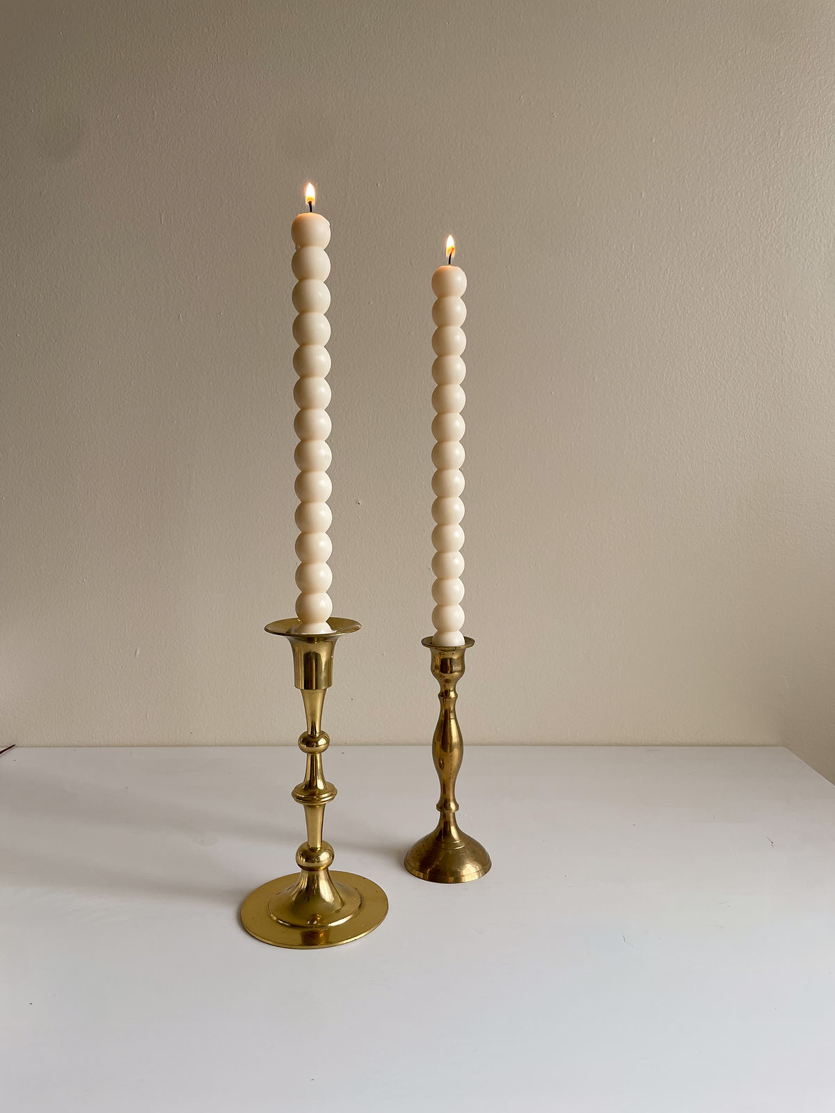 Bubble Taper Candle