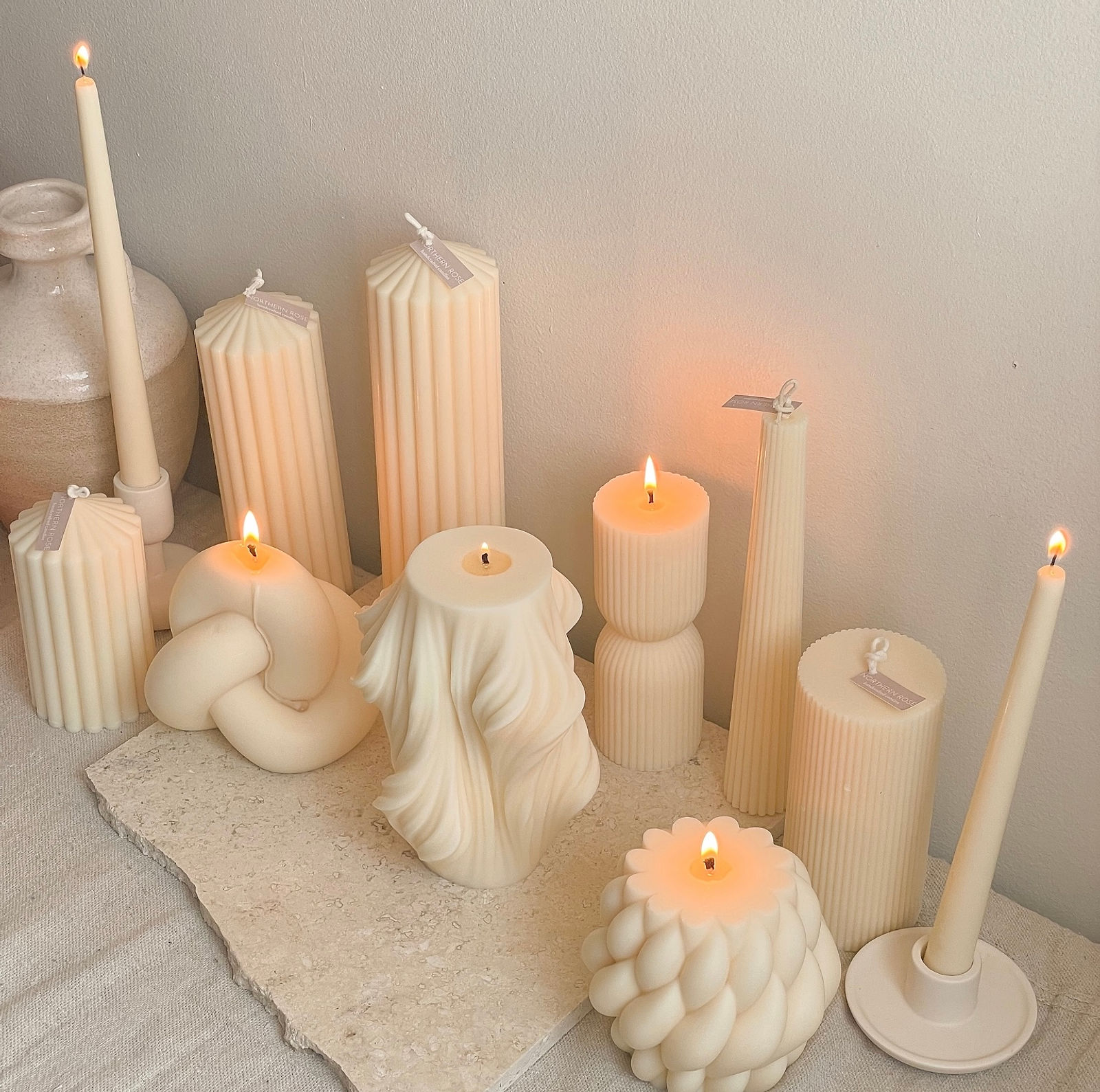 Ariel Wave Candle