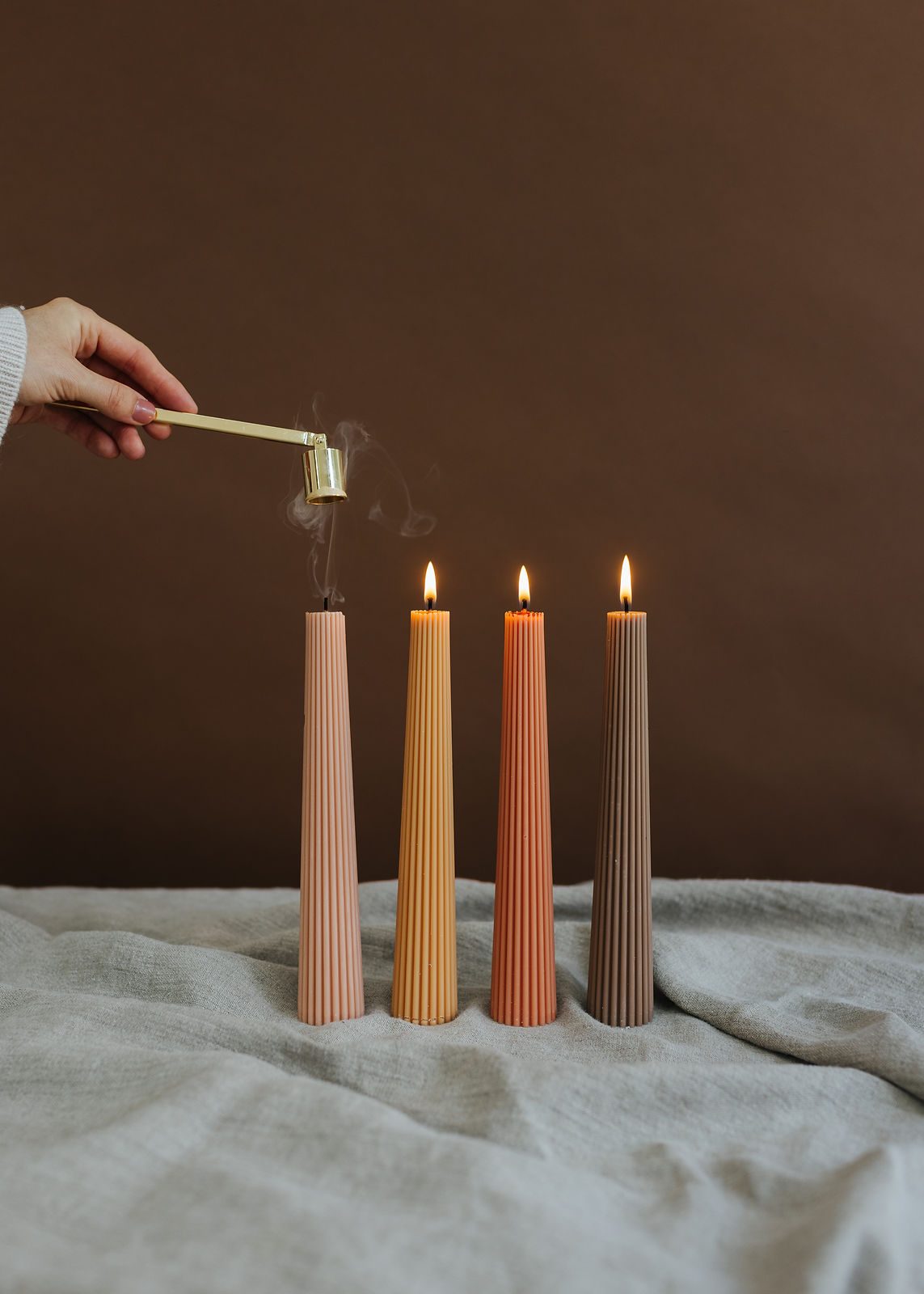Luna Pillar Candle